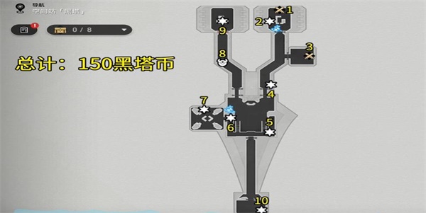 崩坏星穹铁道黑塔空间站宝箱全收集攻略 黑塔空间站宝箱位置收集路线一览[多图]图片1