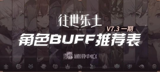 崩坏3v7.3一期角色BUFF推荐