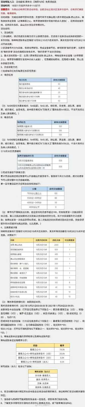 王者荣耀六周年皮肤怎么获得?王者荣耀六周年庆限定皮肤获取方法0