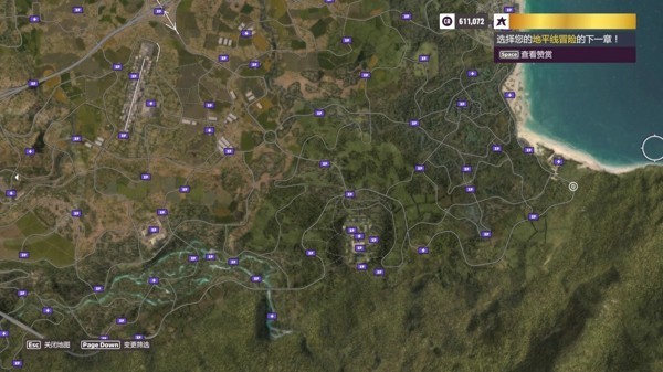 地平线5广告牌位置全览 地平线5移动广告牌位置图大全6